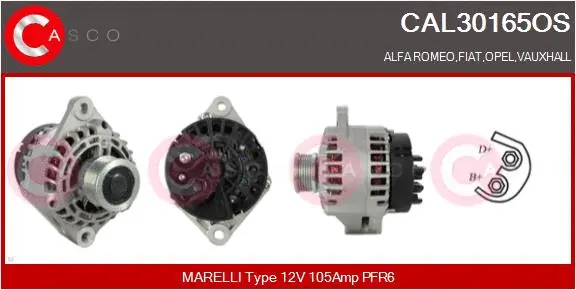 Alternator (CAL30165OS)