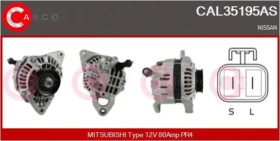Alternator (CAL35195AS)