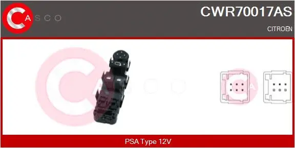 Switch, window regulator (CWR70017AS)