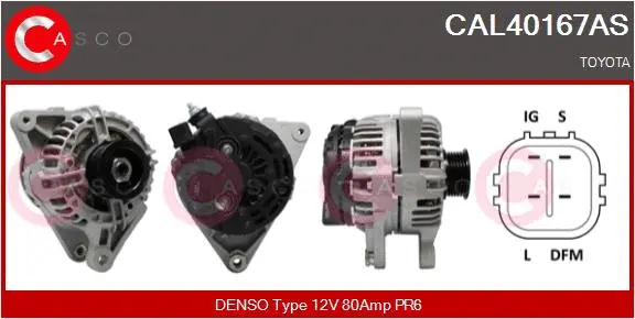 Alternator (CAL40167AS)