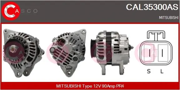 Alternator (CAL35300AS)