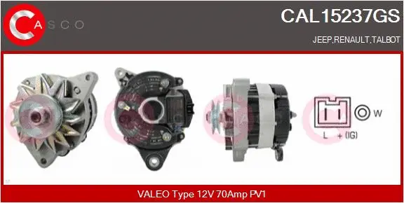 Alternator (CAL15237GS)