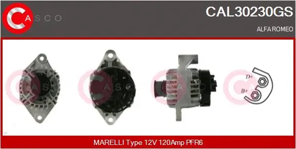 Alternator (CAL30230GS)