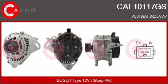 Alternator (CAL10117GS)