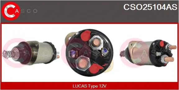 Solenoid Switch, starter (CSO25104AS)
