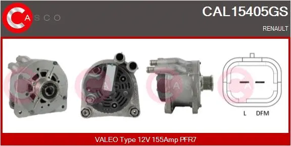 Alternator (CAL15405GS)