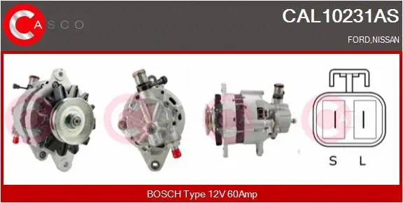 Alternator (CAL10231AS)