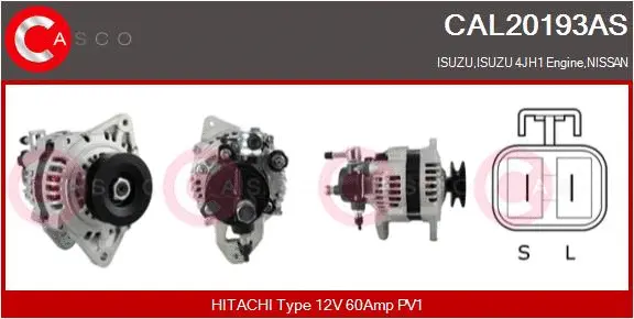 Alternator (CAL20193AS)