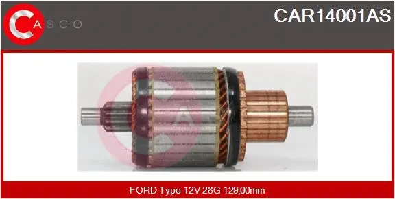 Armature, starter (CAR14001AS)