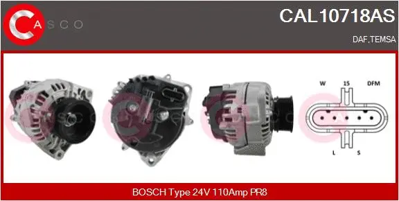 Alternator (CAL10718AS)