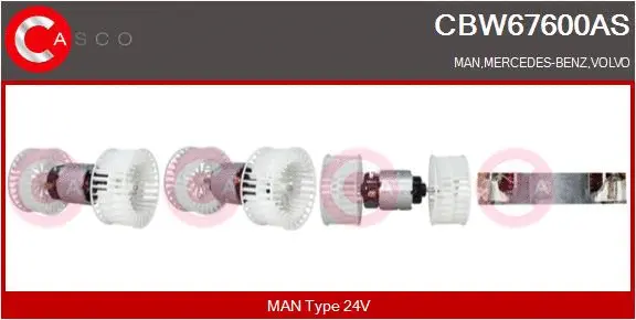 Interior Blower (CBW67600AS)