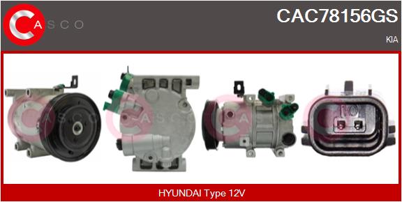 Compressor, air conditioning (CAC78156GS)