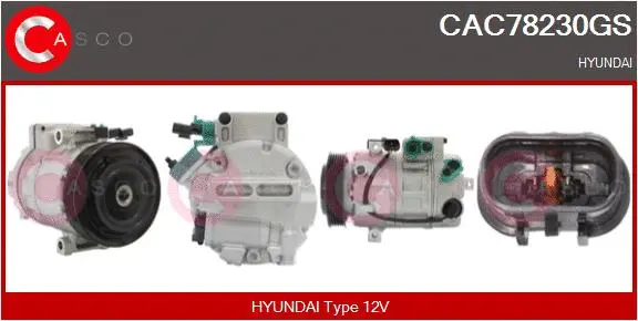 Compressor, air conditioning (CAC78230GS)