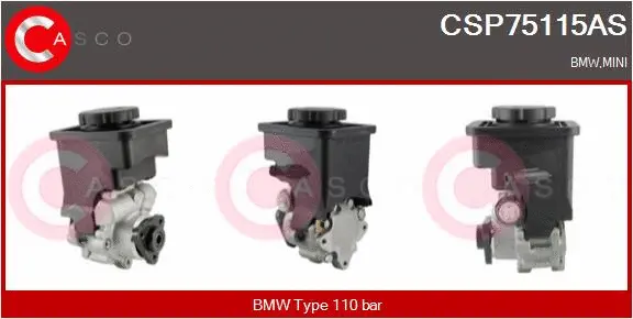 Hydraulic Pump, steering (CSP75115AS)