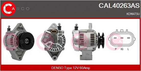 Alternator (CAL40263AS)