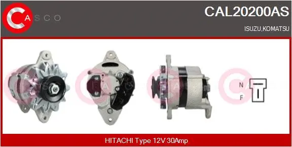 Alternator (CAL20200AS)