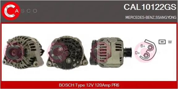 Alternator (CAL10122GS)