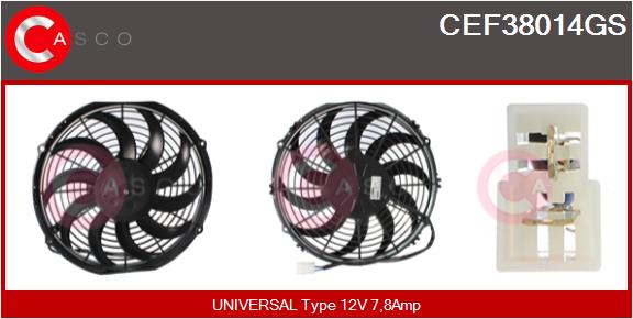Electric Motor, radiator fan (CEF38014GS)