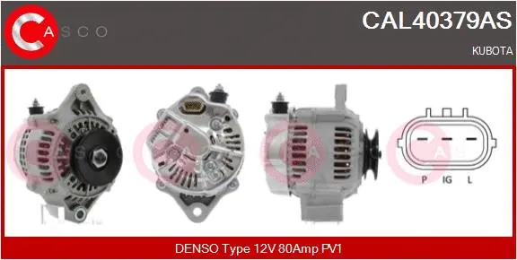 Alternator (CAL40379AS)