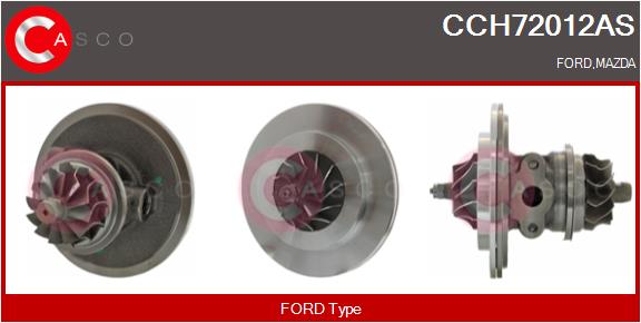 Core assembly, turbocharger (CCH72012AS)