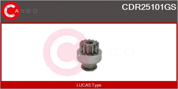 Pinion, starter (CDR25101GS)