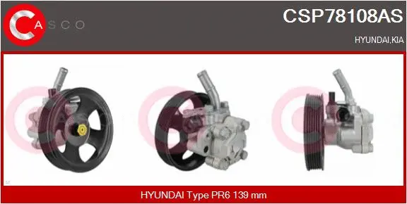 Hydraulic Pump, steering (CSP78108AS)