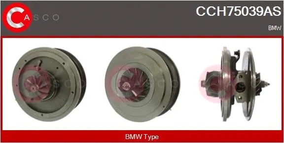 Core assembly, turbocharger (CCH75039AS)