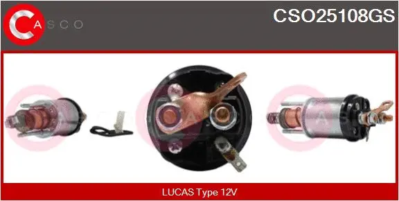 Solenoid Switch, starter (CSO25108GS)