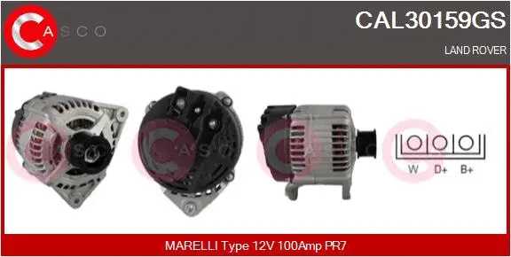 Alternator (CAL30159GS)