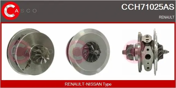 Core assembly, turbocharger (CCH71025AS)