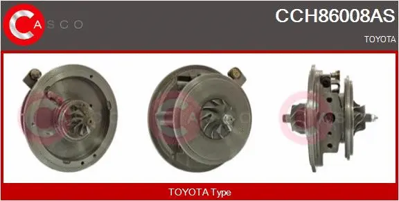 Core assembly, turbocharger (CCH86008AS)