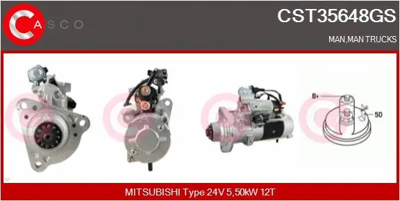 Starter (CST35648GS)