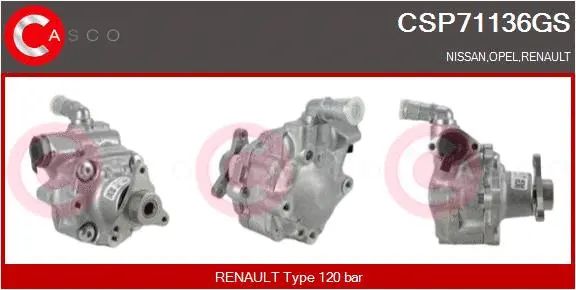 Hydraulic Pump, steering (CSP71136GS)