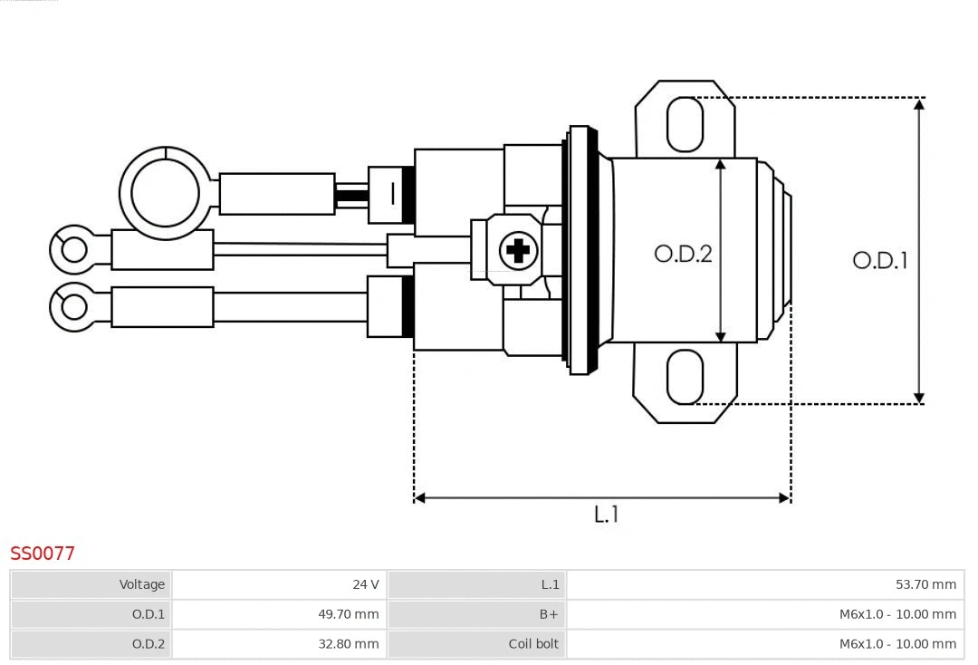 Solenoid Switch, starter
