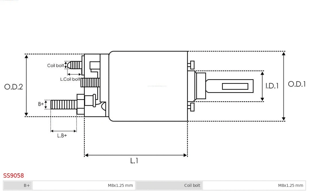 Solenoid Switch, starter