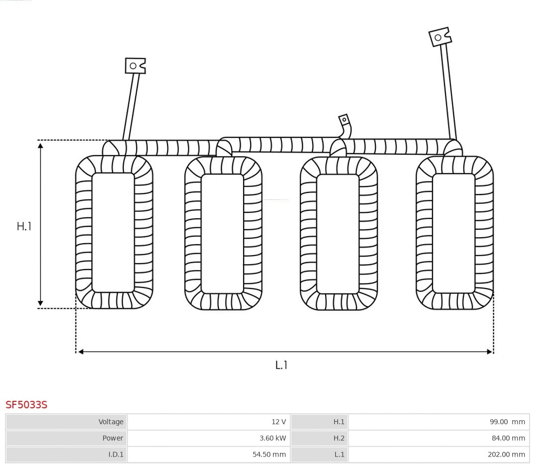 Field Winding, starter