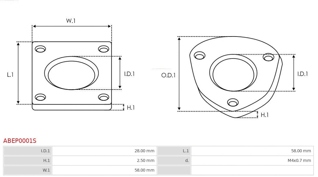 Repair Set, alternator