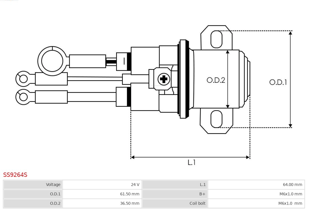 Solenoid Switch, starter