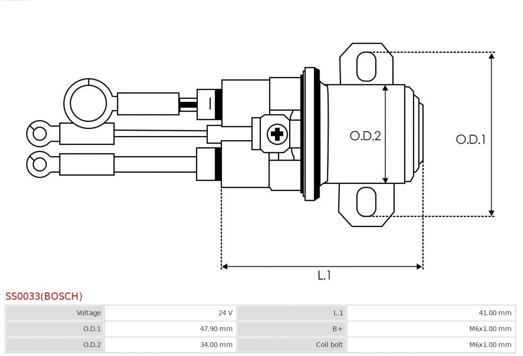 Solenoid Switch, starter