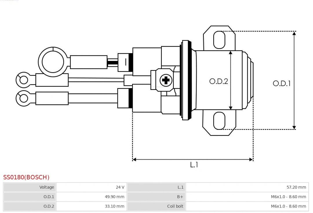 Solenoid Switch, starter