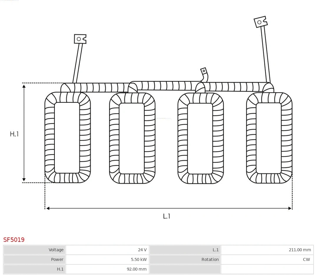 Field Winding, starter