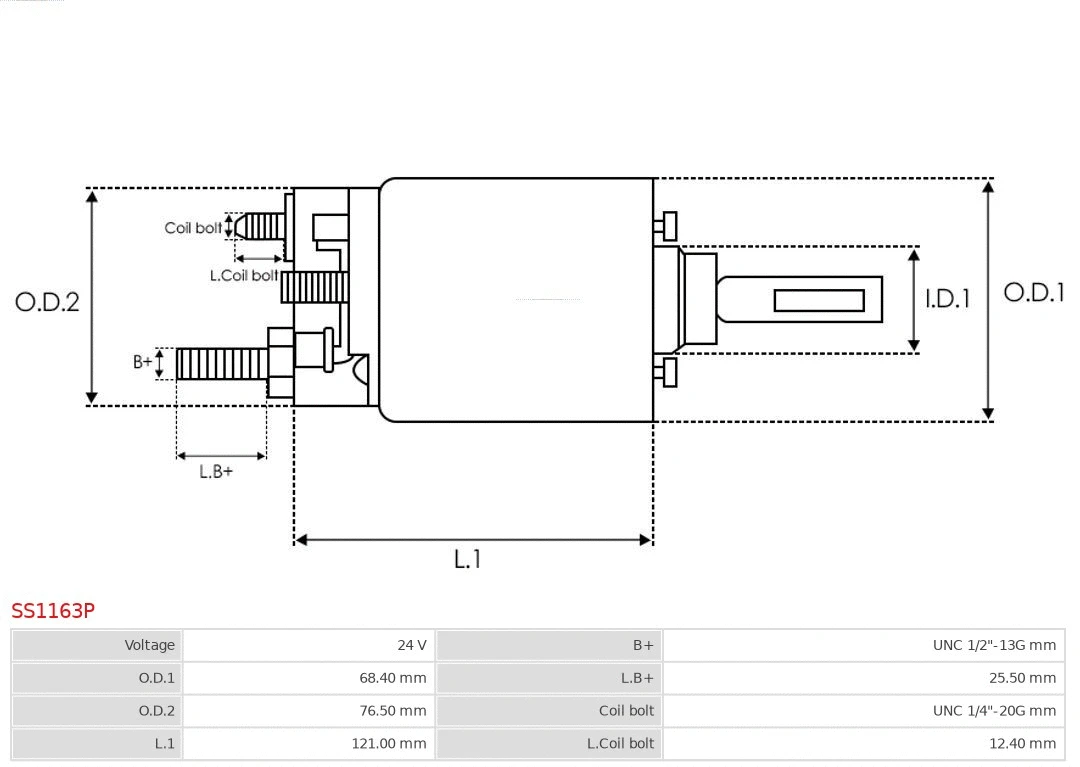 Solenoid Switch, starter