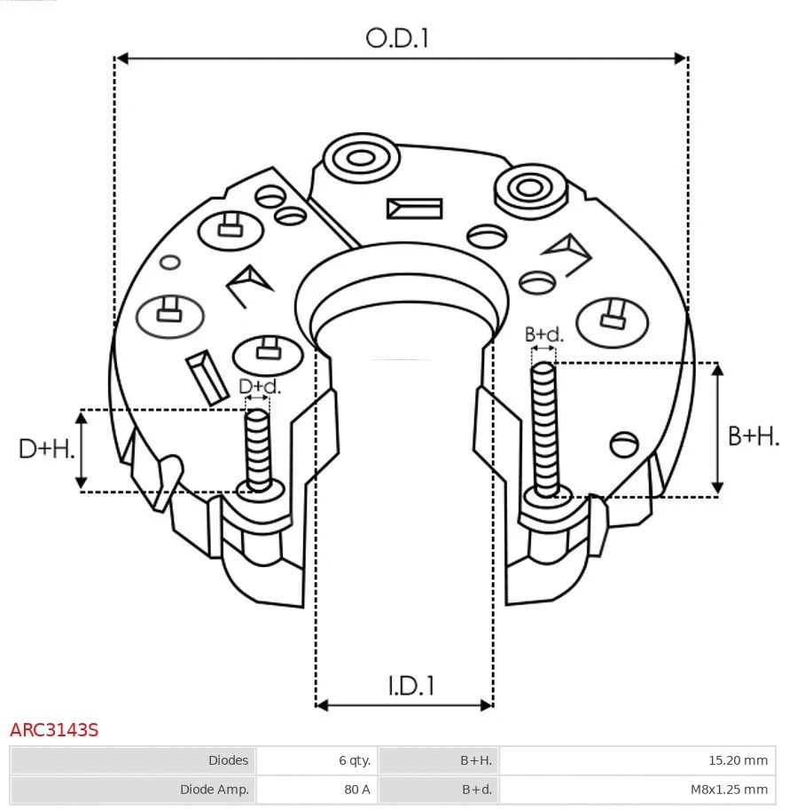 Bracket, alternator drive flange