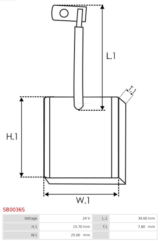 Carbon Brush, starter