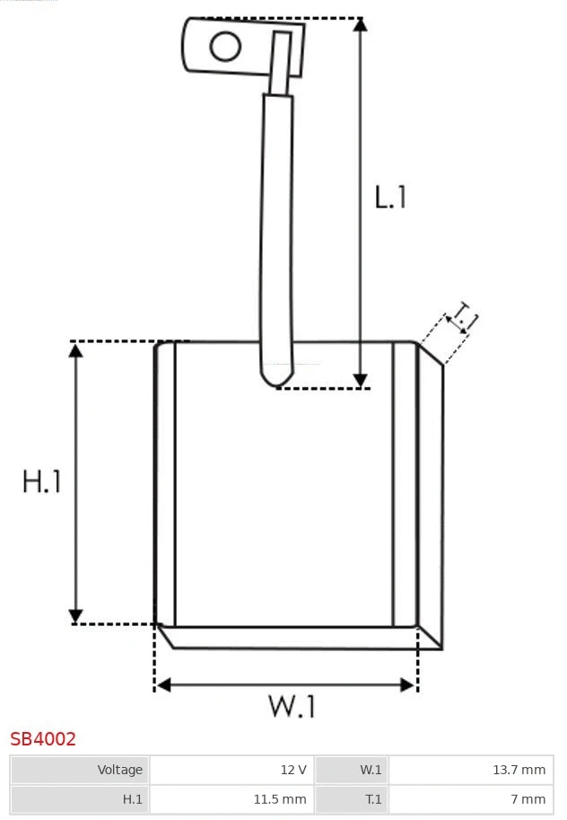 Carbon Brush, starter