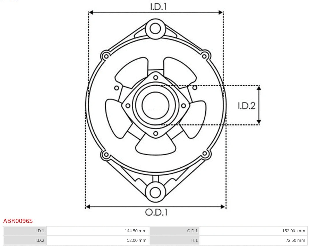 Bracket, alternator drive flange