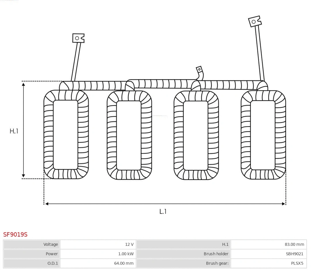 Holder, carbon brushes