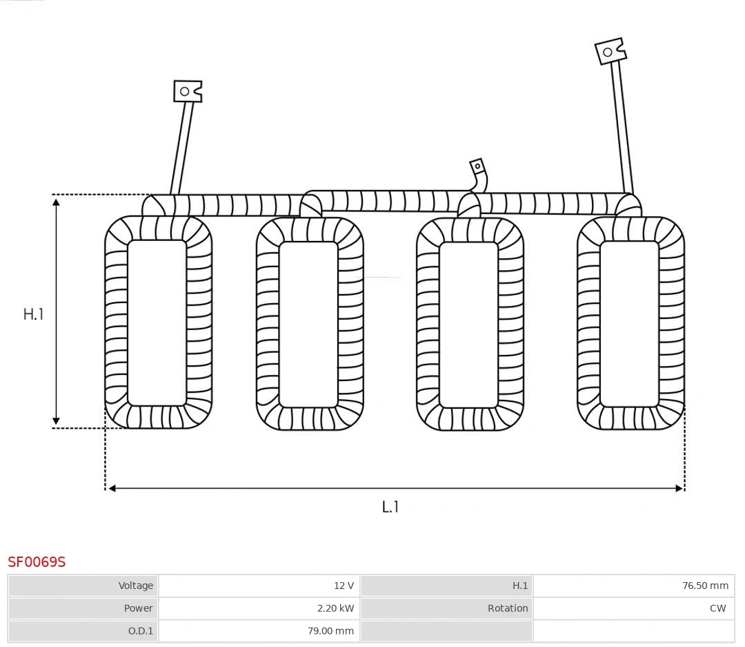 Field Winding, starter