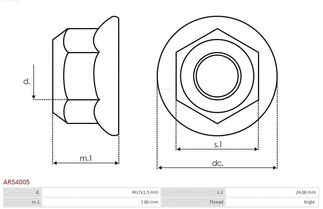Repair Set, alternator