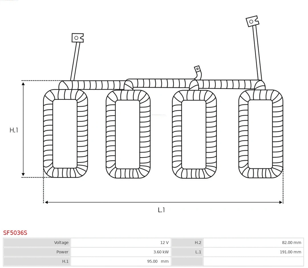Field Winding, starter